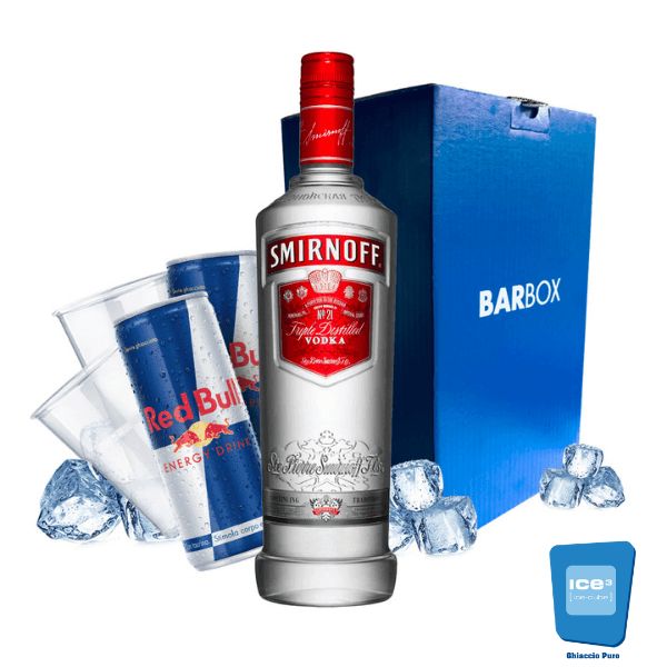 Barbox - Smirnoff Vodka Red Bull Kit - per 10 persone