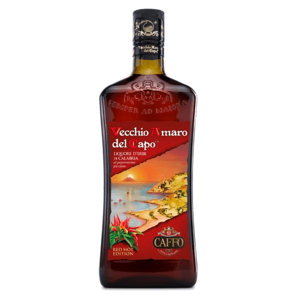 Vecchio Amaro del Capo Red Hot Edition al peperoncino piccante (70cl)
