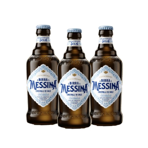 Birra Messina Cristalli Di Sale (33 cl) 3 pezzi Birra Messina