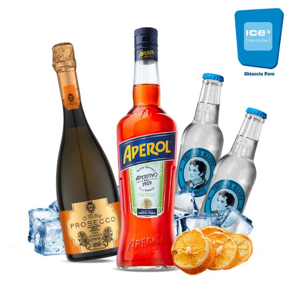 Aperol - Spritz Cocktail Kit con Arancia - per 10 persone
