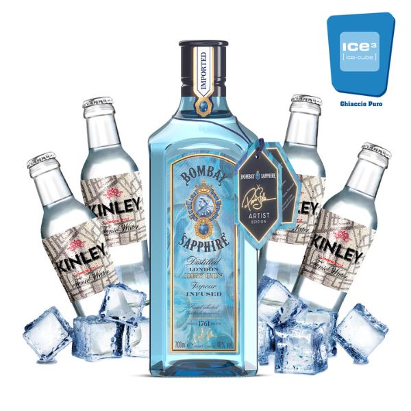 London Sparkling - Bombay Artist Edition by Paolo Stella Gin Tonic Kit - per 10 persone