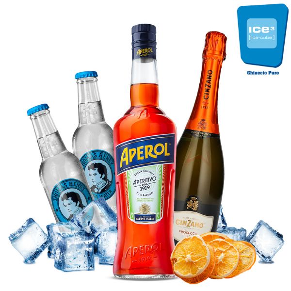 Aperol - Spritz Cocktail Kit con Arancia - per 10 persone