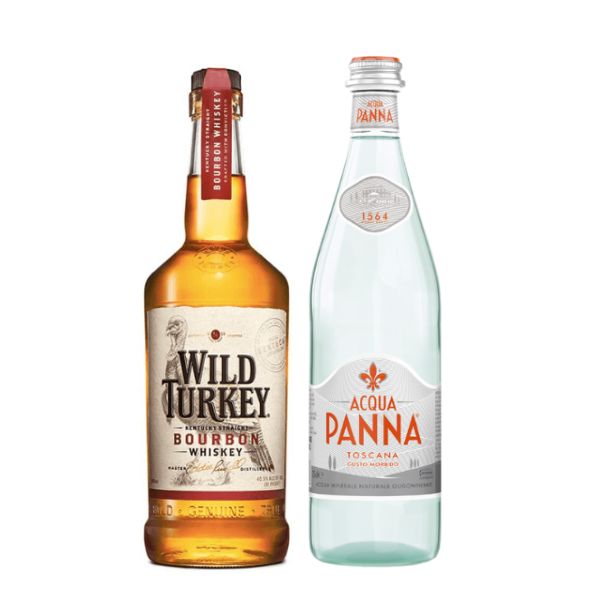 Kentucky Straight Bourbon Whiskey (70 cl) con Acqua Panna