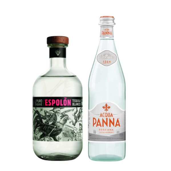 Tequila Espolòn Blanco (70 cl) con Acqua Panna